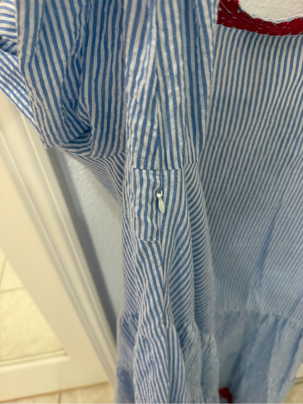 NEW Sail to Sable The Chatham Seersucker Fit & Flare Dress - Picture 5 of 13